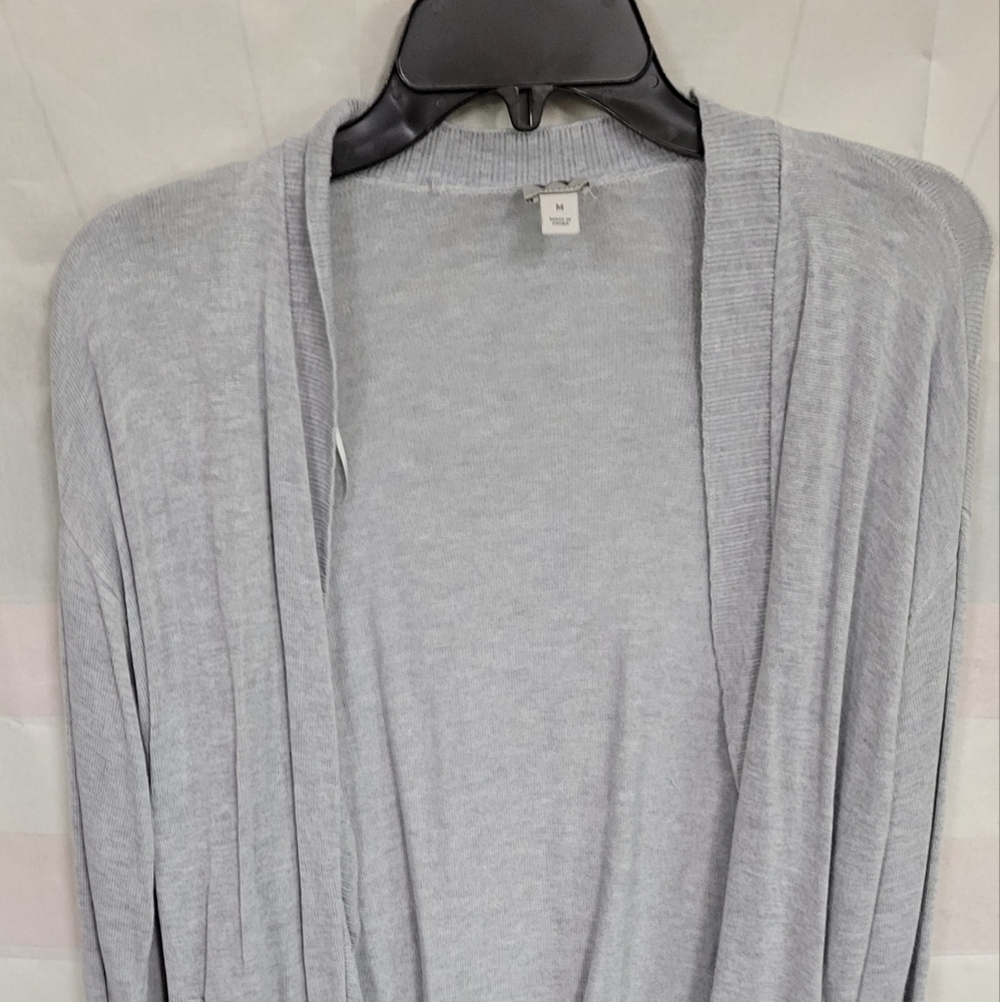Worthington Gray Cardigan Sweater Medium